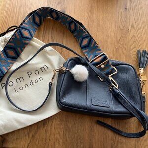 Pom Pom London City Bag Slate Blue